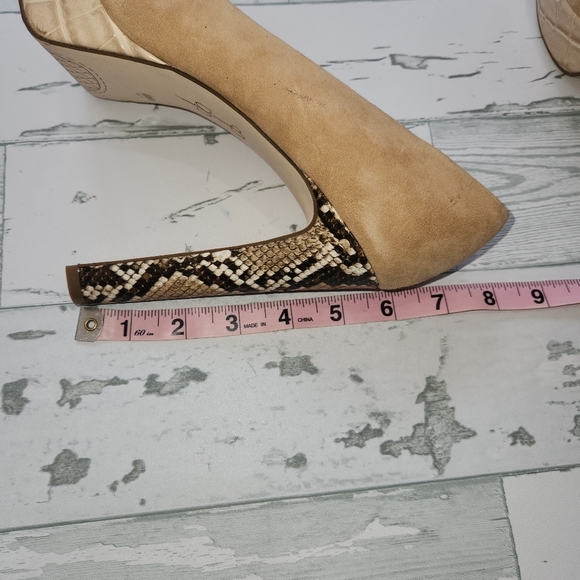 New Jessica Simpson Nellah Womens Suede Platform Heels Size 7.5 - Picture 11 of 14